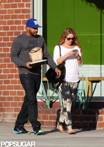 CaCee Cobb and Donald Faison grabbed lunch to go.
CaCee Cobb and Donald Faison grabbed lunch to go.