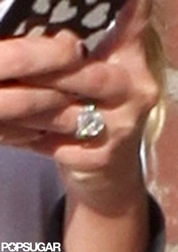 CaCee Cobb showed off her new wedding band.
CaCee Cobb showed off her new wedding band.