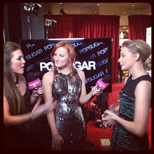 Chloë Moretz met up with us backstage at the People's Choice Awards.
Chloë Moretz met up with us backstage at the People's Choice Awards.