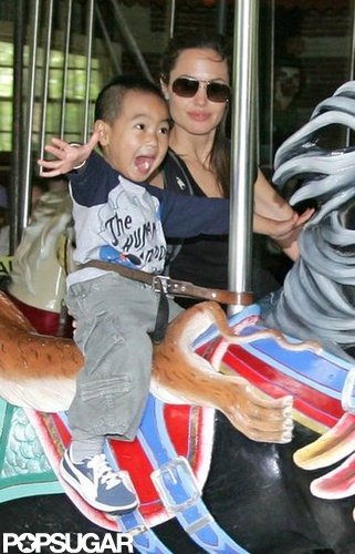 Maddox had fun in NYC with Angelina Jolie in June 2005.
Maddox had fun in NYC with Angelina Jolie in June 2005.
