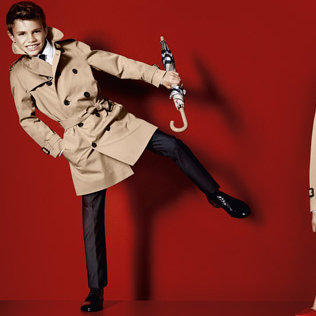Romeo Beckham Is the Newest Face of Burberry