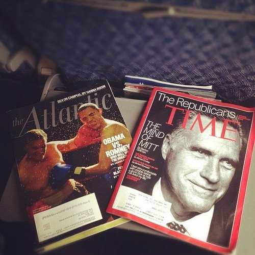 On our way to the Republican National Convention, we (POPSUGAR Love & Sex) caught up on some political reading.
On our way to the Republican National Convention, we (POPSUGAR Love & Sex) caught up on some political reading.