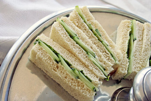 Cucumber Cream Cheese Finger Sandwiches Cucumber Cream Cheese Finger Sandwiches