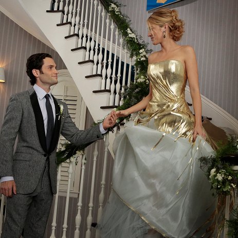 Serena and Dan's Wedding Pictures on Gossip Girl