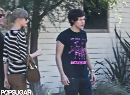 Harry Styles left Taylor Swift's home in LA.
Harry Styles left Taylor Swift's home in LA.