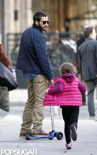 Jake Gyllenhaal took his niece Ramona Sarsgaard out in NYC in November 2011.
Jake Gyllenhaal took his niece Ramona Sarsgaard out in NYC in November 2011.