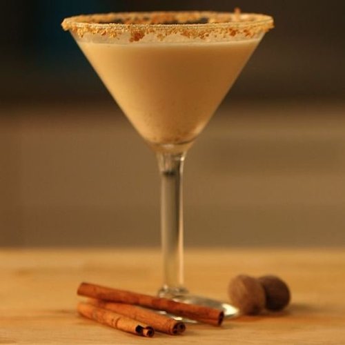 Eggnog Martini Cocktail Video