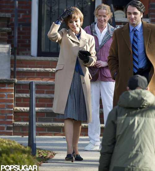 Keri Russell and Matthew Rhys appeared on the NYC set of The Americans.
Keri Russell and Matthew Rhys appeared on the NYC set of The Americans.