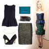 Emma Stone Peplum Top Outfit Inspiration