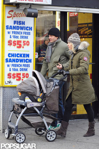 Claire Danes and Hugh Take Baby Cyrus For a Holiday Stroll Claire Danes and Hugh Take Baby Cyrus For a Holiday Stroll