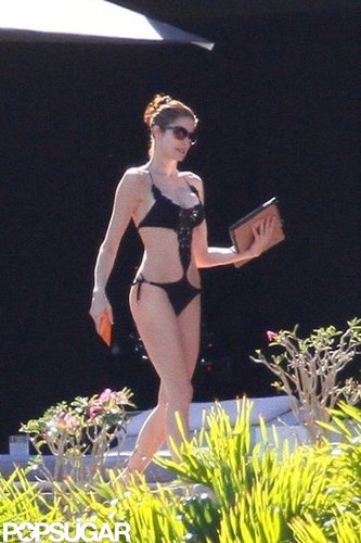 Stephanie Seymour Parades Bikinis in St. Barts With Her Kids Stephanie Seymour Parades Bikinis in St. Barts With Her Kids