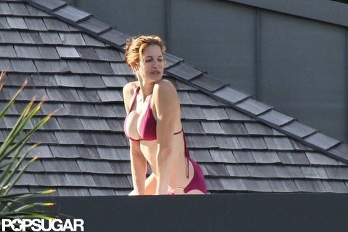 Stephanie Seymour Parades Bikinis in St. Barts With Her Kids Stephanie Seymour Parades Bikinis in St. Barts With Her Kids