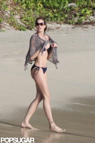 Stephanie Seymour Parades Bikinis in St. Barts With Her Kids Stephanie Seymour Parades Bikinis in St. Barts With Her Kids