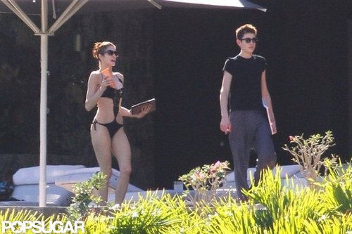 Stephanie Seymour Parades Bikinis in St. Barts With Her Kids Stephanie Seymour Parades Bikinis in St. Barts With Her Kids