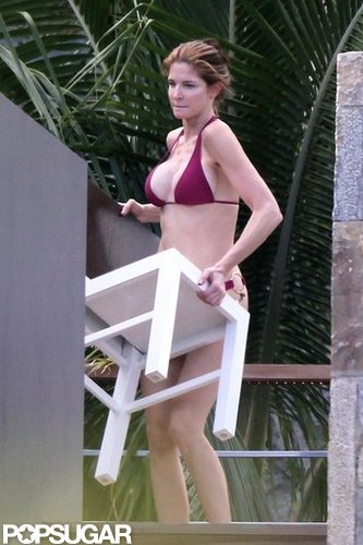 Stephanie Seymour Parades Bikinis in St. Barts With Her Kids Stephanie Seymour Parades Bikinis in St. Barts With Her Kids