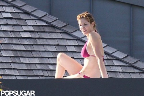 Stephanie Seymour Parades Bikinis in St. Barts With Her Kids Stephanie Seymour Parades Bikinis in St. Barts With Her Kids