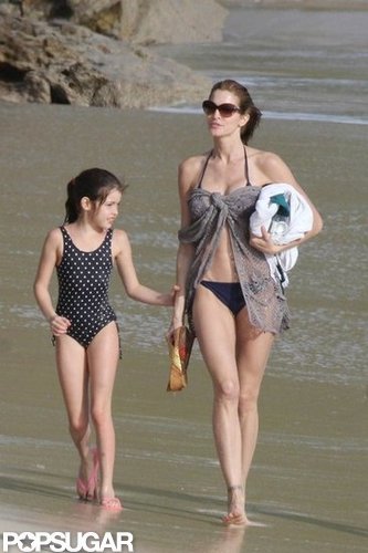 Stephanie Seymour Parades Bikinis in St. Barts With Her Kids Stephanie Seymour Parades Bikinis in St. Barts With Her Kids
