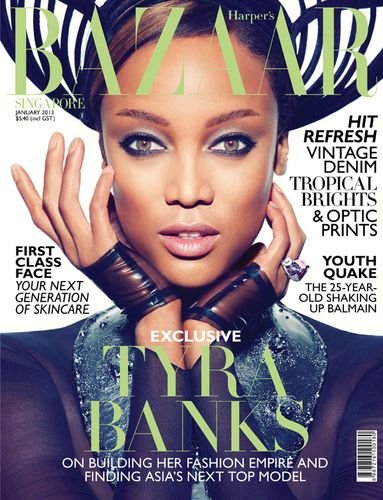 Harper's Bazaar Singapore January 2013 