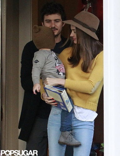 Miranda Kerr and Orlando Bloom Reunite in LA With Flynn Miranda Kerr and Orlando Bloom Reunite in LA With Flynn