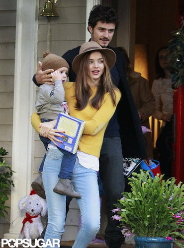 Miranda Kerr and Orlando Bloom Reunite in LA With Flynn Miranda Kerr and Orlando Bloom Reunite in LA With Flynn