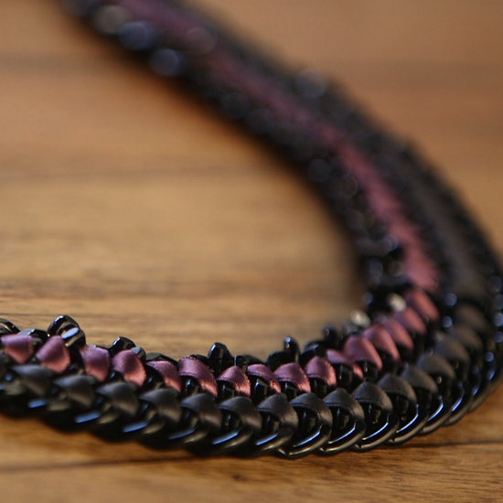 Pretty Ribbon and Chain Jewelry