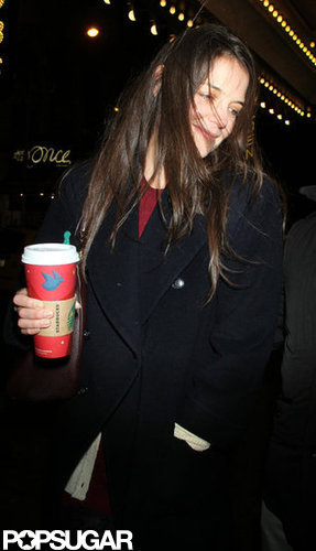 Katie Holmes Smiles on Her Way to Work — But Dead Accounts Is Closing Early Katie Holmes Smiles on Her Way to Work — But Dead Accounts Is Closing Early