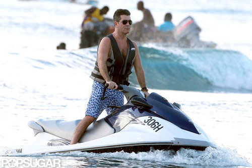 Shirtless Simon Cowell Escapes to Barbados For Some Serious Thinking Shirtless Simon Cowell Escapes to Barbados For Some Serious Thinking