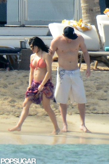 Jenna Dewan showed off her baby bump in a bikini with shirtless Channing Tatum.
Jenna Dewan showed off her baby bump in a bikini with shirtless Channing Tatum.