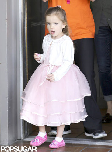 Seraphina Affleck headed into her birthday party.
Seraphina Affleck headed into her birthday party.