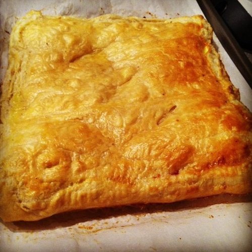 Ham and cheese tart