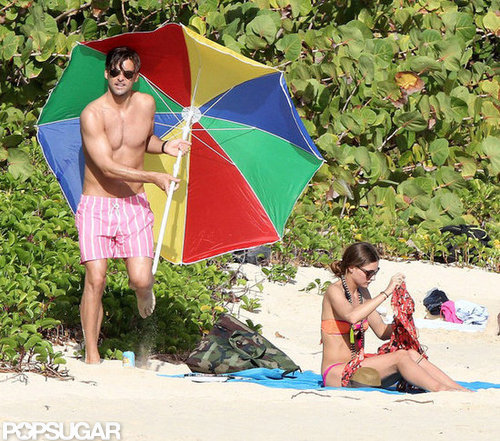 Olivia Palermo decided to cover up with a kaftan.
Olivia Palermo decided to cover up with a kaftan.