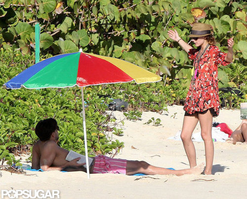 Olivia Palermo and her boyfriend visited a nude beach, but they both kept their clothes on.
Olivia Palermo and her boyfriend visited a nude beach, but they both kept their clothes on.