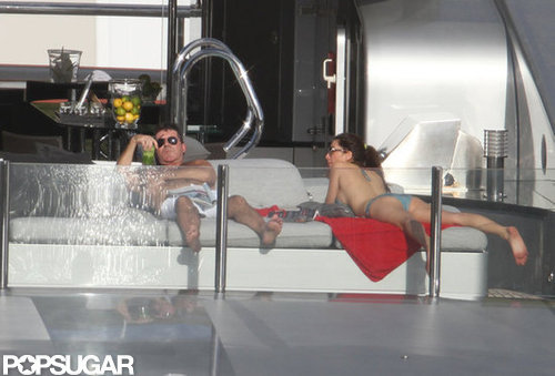 Simon Cowell and his ex-fiancée, Mezhgan Hussainy, vacationed together.
Simon Cowell and his ex-fiancée, Mezhgan Hussainy, vacationed together.
