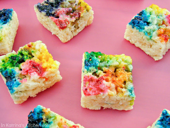Tie-Dyed Rice Krispie Treats Tie-Dyed Rice Krispie Treats