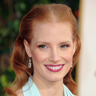 Jessica Chastain | Golden Globes Hair 2013