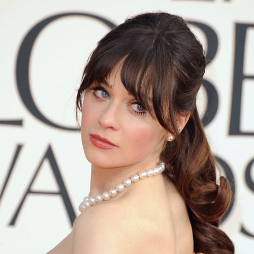 Zooey Deschanel | Golden Globes Hair 2013 Zooey Deschanel | Golden Globes Hair 2013