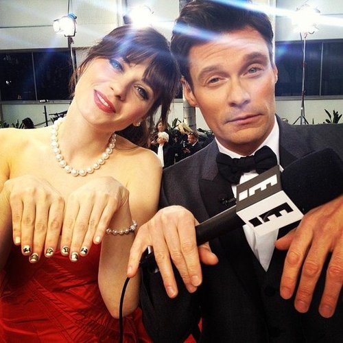 Ryan Seacrest got in on the manicure game with Zooey Deschanel at the Golden Globes.
Source: Instagram user ryanseacrest
Ryan Seacrest got in on the manicure game with Zooey Deschanel at the Golden Globes.
Source: Instagram user ryanseacrest