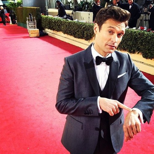 Ryan Seacrest was right on time for the beginning of the Globes.
Source: Instagram user ryanseacrest
Ryan Seacrest was right on time for the beginning of the Globes.
Source: Instagram user ryanseacrest