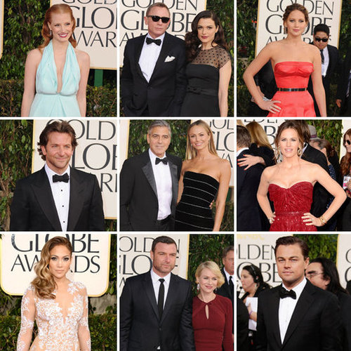 Celebrities on the Golden Globes 2013 Red Carpet