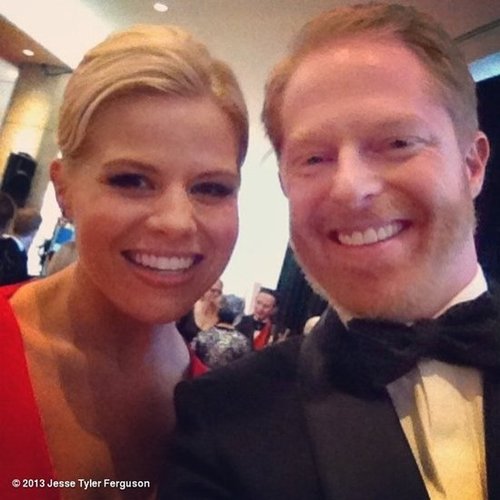 Jesse Tyler Ferguson snapped a photo with Smash's Megan Hilty.
Source: Jesse Tyler Ferguson on WhoSay
Jesse Tyler Ferguson snapped a photo with Smash's Megan Hilty.
Source: Jesse Tyler Ferguson on WhoSay