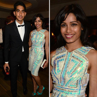 Freida Pinto Golden Globes Party Fashion 2013