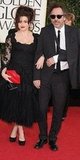 Helena Bonham Carter and Tim Burton(2013 Golden Globes Awards)