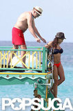 Rosario Dawson Suits Up in a Bikini With Boyfriend Danny Boyle