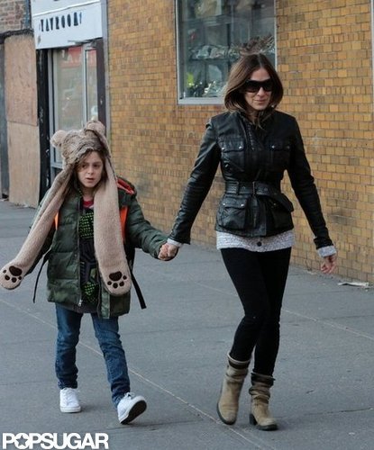 SJP Takes James Wilkie and Her Twins For a Stylish NYC Walk SJP Takes James Wilkie and Her Twins For a Stylish NYC Walk