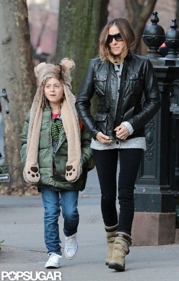 Sarah Jessica Parker walked her son, James Wilkie Broderick, to school in NYC.
Sarah Jessica Parker walked her son, James Wilkie Broderick, to school in NYC.