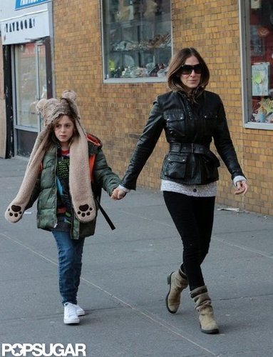 SJP Takes James Wilkie and Her Twins For a Stylish NYC Walk SJP Takes James Wilkie and Her Twins For a Stylish NYC Walk