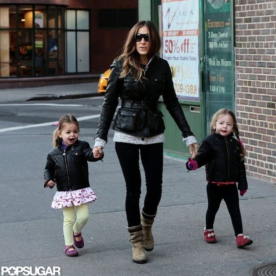 Sarah Jessica Parker walked her twins, Loretta and Tabitha Broderick, to school in NYC.
Sarah Jessica Parker walked her twins, Loretta and Tabitha Broderick, to school in NYC.