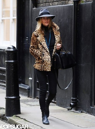 Kate Moss hung out in London. Kate Moss hung out in London.