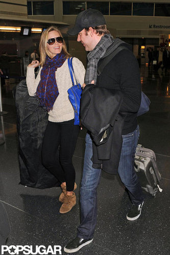 Emily and John Are All Smiles as They Land in NYC Emily and John Are All Smiles as They Land in NYC