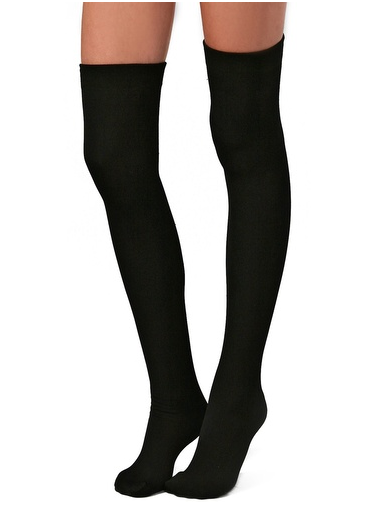 We love Plush's fleece-lined leggings; now, you can get the same warmth factor in these fleece lined thigh-high socks ($26).
We love Plush's fleece-lined leggings; now, you can get the same warmth factor in these fleece lined thigh-high socks ($26).